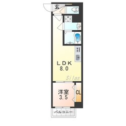 今福鶴見駅 徒歩11分 4階の物件間取画像